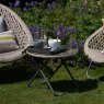 Faux Rattan Folding Lounge Set