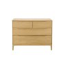 Ercol 3283 Rimini 4 Drawer Low Wide Chest