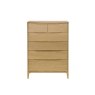 Ercol 3284 Rimini 6 Drawer Tall Wide Chest