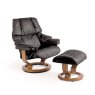 Stressless Small Reno Recliner With Classic Base & Footstool