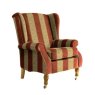 Parker Knoll Wing Chair - Nouveau Stripe Caramel