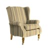 Parker Knoll Wing Chair - Nouveau Stripe Caramel