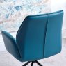 Teal Swivel Dining Chair