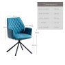 Twist Dining Chair Teal