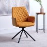 Twist Mustard Dining Chair