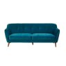 Freddie 3 Seater Teal Sofa