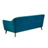 Freddie 3 Seater Teal Sofa