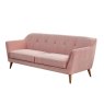 Freddie 3 Seater Dusty Pink Sofa