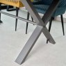 Woods Industrial Dining Table - Faux Concrete