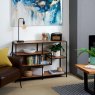 Industrial Light Low Bookcase