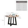 Woods Reclaimed Wood Round Dining Table 120cm