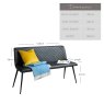 Woods Ripley Dining Bench - Grey