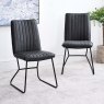 York Grey Dining Chair Set of 2