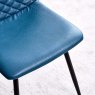 teal dining chairs