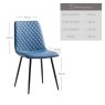 Ripley Dining Chair - Teal (Set of 2)