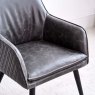 Barnes Carver Chair Grey (Set of 2)