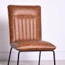 Tan Leather Dining Chairs With Metal Legs