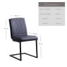 Vintage Dining Chair - Grey (Set of 2)