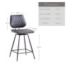 Digby Bar Stool - Grey (Set of 2)