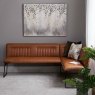 Hardy Tan Corner Bench Seating (Left Hand Facing)