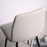 White Faux Leather Dining Chairs