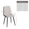 Woods Ripley Dining Chair - Chalk (Set of 2)