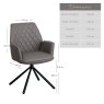 Clearance Twist Dining Chair - Truffle