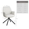 Woods Twist Chalk White Dining Chair