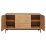 Monza Large Sideboard - PO/BK