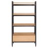 Monza Open Shelving - PO/BK