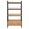 Monza Open Shelving - PO/BK