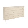 Ercol Salina 6 Drawer Wide Chest - Pale Timber