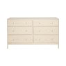 Ercol Salina 6 Drawer Wide Chest - Pale Timber