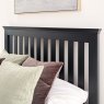 Didcot Slatted Bed - Midnight Grey