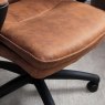 Porto Computer Desk Chair Camel Fabric