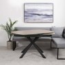 Paulo 140-200cm Extending Dining Table - Light Grey