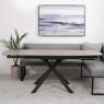 Paulo 140-200cm Extending Dining Table - Light Grey