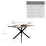 Woods Paulo Dining Table 135cm