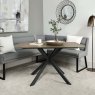 Paulo 135cm Dining Table - Light Grey