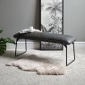 Hardy Low Dining Bench - Grey