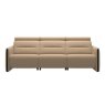 Stressless Emily 3 Seat Sofa Wood Arm - Paloma/Cori Leather