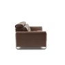 Stressless Emily 3 Seat Sofa Steel Arm - Paloma/Cori Leather