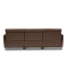 Stressless Emily 3 Seat Sofa Steel Arm - Paloma/Cori Leather