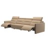 Stressless Emily 4 Seat Sofa Wood Arm - Paloma/Cori Leather