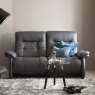 Stressless Mary 2 Seater Sofa Upholstered Arm - Paloma/Cori Leather