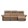 Stressless Mary 3 Seater Sofa Upholstered Arm - Paloma/Cori Leather