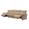 Stressless Mary 4 Seater Sofa Upholstered Arm - Paloma/Cori Leather