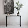 Eastcote Ceramic Console Table - Black