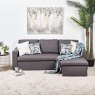 Sorrento Corner Sofabed with storage - Grey