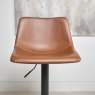 Oregon Gas Lift  Bar Stool - Brandy